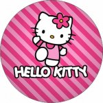 Jedlý papír Hello Kitty v růžovém oblečku 19,5 cm - Pictu Hap – Hledejceny.cz