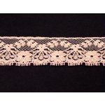 Krajka pevná 25mm nylon 541206 metráž - více barev Barva: 0006 Světle růžová – Sleviste.cz