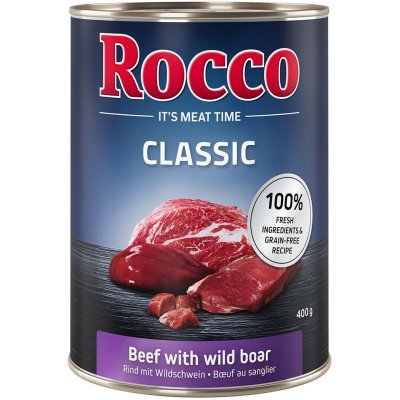 Rocco Classic Hovězí s divočákem 12 x 400 g