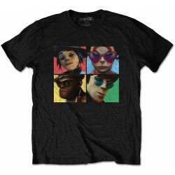 Gorillaz tričko Humanz Black