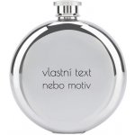 Kulatá nerezová placatka 240 ml – Zboží Dáma
