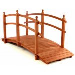 Garthen Zahradní dřevěný můstek se zábradlím, 250 cm – Zboží Dáma