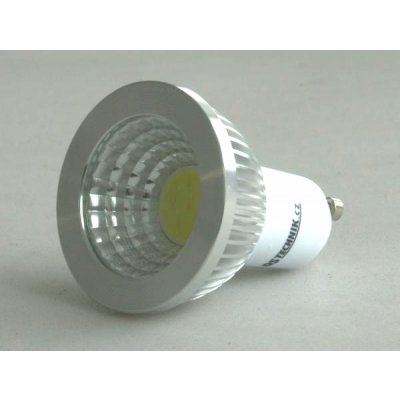 Lurecom LED COB 3W GU10 230V LED žárovka 3W s paticí GU10, 240lm bílá teplá