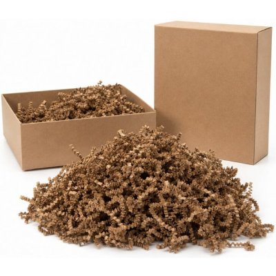 Přírodní papírová výplň SizzlePak do krabiček a dárkového balení – 100 g – Hledejceny.cz