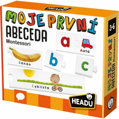 Headu Montessori Moje první abeceda – Zboží Mobilmania