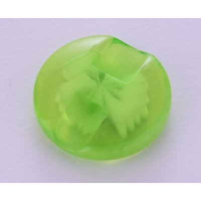 Knoflík 14 mm průhledný s kytkou Varianta: 18 – Hledejceny.cz