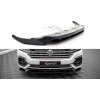 Nárazník Maxton Design spoiler pod přední nárazník pro Volkswagen Touareg Mk3 /R-Line, černý lesklý plast ABS