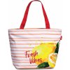 Taška  Fabrizio plážová taška přes rameno 31l Fresh Vibes 50407-5200 světle oranžová s citróny
