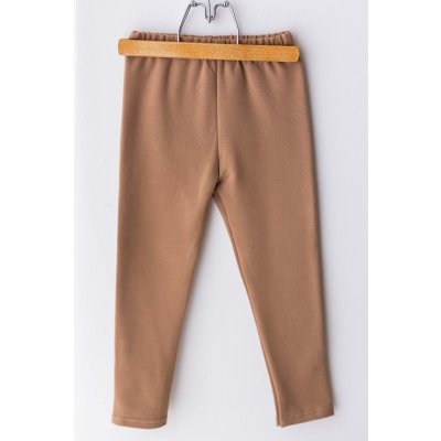 Lily Grey Termo legíny dívčí jednobarevné latté – Zboží Dáma