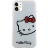 Pouzdro a kryt na mobilní telefon Apple AppleMix HELLO KITTY Apple iPhone 11 - hlava Hello Kitty - plastový / gumový - bílé