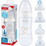 Nuk kojenecká láhev FC+Temperature Control Box Flow Control savička pink 47446 300 ml – Zboží Dáma