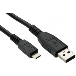 Microcig Univerzální USB-MICRO kabel 1000mA černý