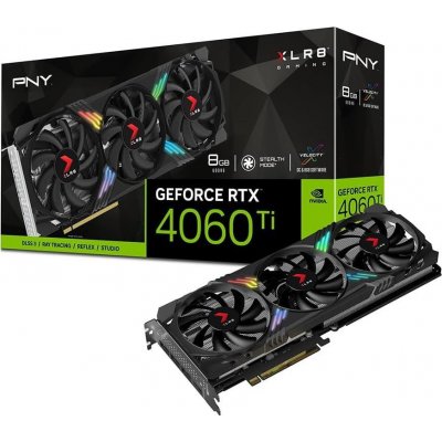 PNY GeForce RTX 4060 Ti XLR8 Gaming VERTO EPIC-X RGB Triple Fan 8GB GDDR6 VCG4060T8TFXXPB1 – Hledejceny.cz