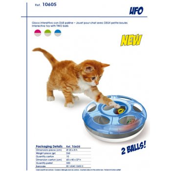UFO pohyblivá hračka pro kočky 03185
