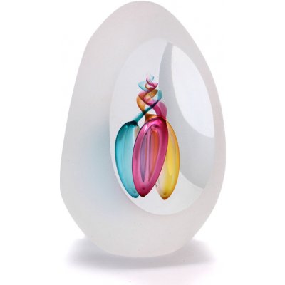 Artcristal Bohemia Broušené těžítko trojbrus - dekor 06 Barva: Růžová / Tyrkysová / Topaz, Výška: 7 cm – Hledejceny.cz