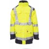 Pracovní oděv Payper Pracovní bunda HISAFE fluorescenční žlutá / steel šedá