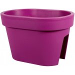 květináč LOFLY RAILING na zábradlí plastový 40 cm – HobbyKompas.cz