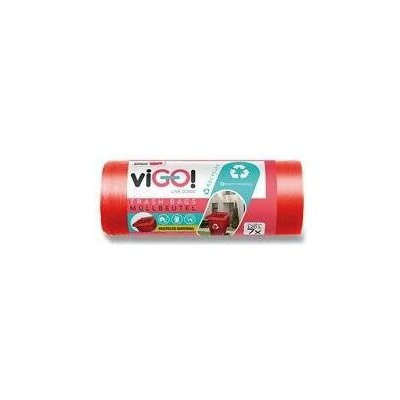 viGO! barevné pytle 120 l 7ks 40 µm červené – Hledejceny.cz