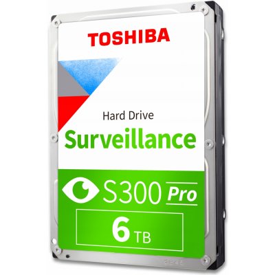 Toshiba S300 Surveillance 6TB, 3,5", HDWT360UZSVA – Zbozi.Blesk.cz