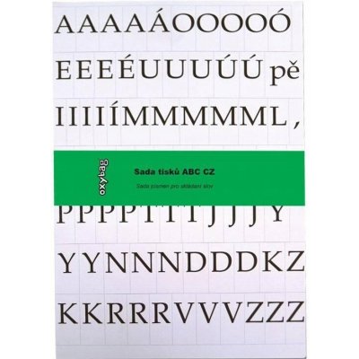 KARTON P+P Sada písmen - 4 archy – Zboží Dáma