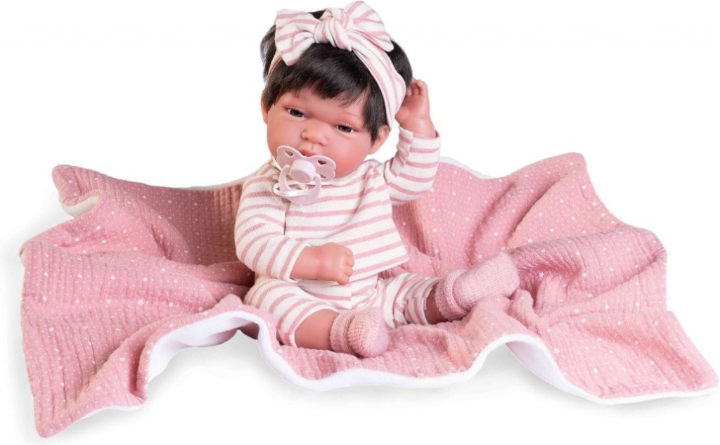 Antonio Juan 60146 TONETA realistická miminko s celovinylovým tělem 33 cm