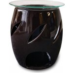 Hanna Maria Therapy aroma lampa se sklem Soudek černohnědá – Zboží Dáma