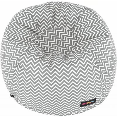 Kondela GOMBY šedo-bílá/cik cak – Zboží Dáma