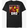 Pánské Tričko Zoot.Fan unisex tričko Marvel Invincible Dad Černé