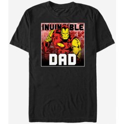 Zoot.Fan unisex tričko Marvel Invincible Dad Černé