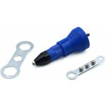 GEKO G01346 Nýtovací nástavec na vrtačku, pro trhací nýty 2,4 - 4,8 mm – Zboží Mobilmania