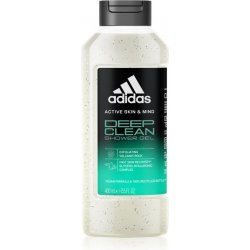 adidas Active Skin & Mind Deep Clean Men sprchový gel s peelingovým efektem 400 ml