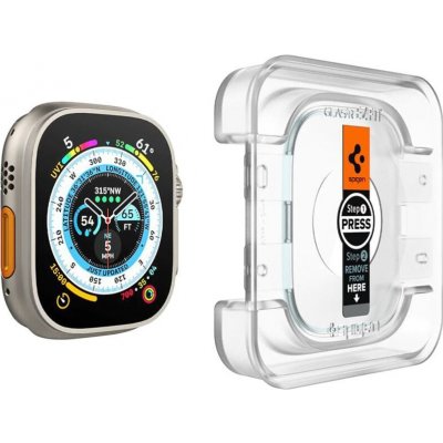 Spigen Glass EZ Fit 2 Pack Apple Watch Ultra 49mm AGL05556 – Zbozi.Blesk.cz