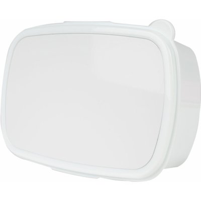 Plastový box dělený 18,6 x 12,8 x 6 cm - bílá sublimace termotransfer – Zboží Dáma