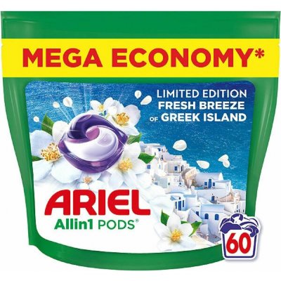 Ariel All in1 Fresh Breeze Lenor gelové kapsle Jasmine & Sea 60 PD – Sleviste.cz
