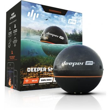 Deeper Pro+ Fishfinder nahazovací sonar WiFi s GPS