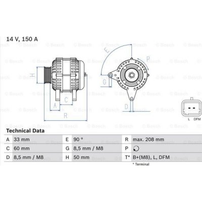 Alternátor BOSCH 0 986 047 390 (0986047390) – Zbozi.Blesk.cz