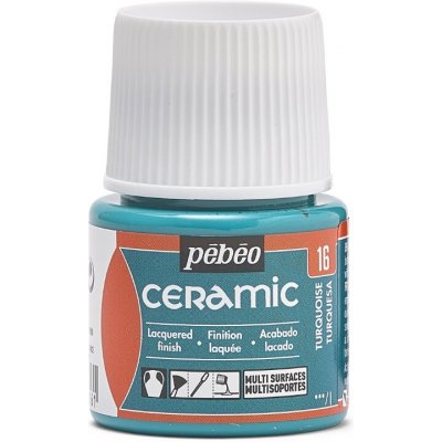 Pébéo Barva na keramiku Ceramic 45 ml 16 Turquoise – Zboží Mobilmania