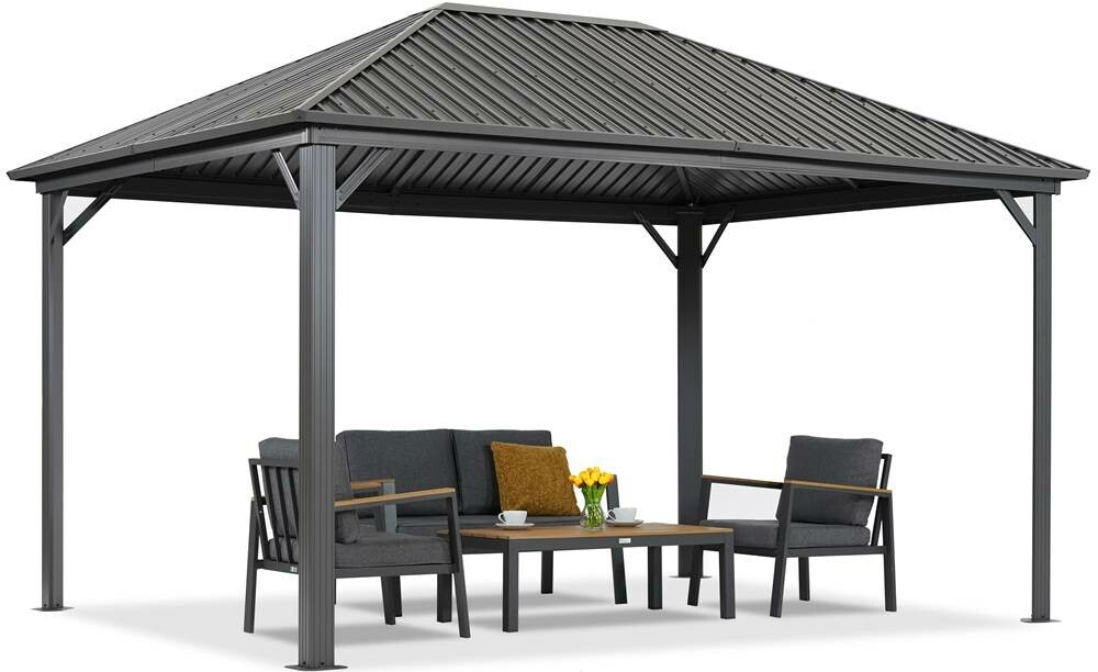 Garden Point altán Sardinie 3x4 antracitový