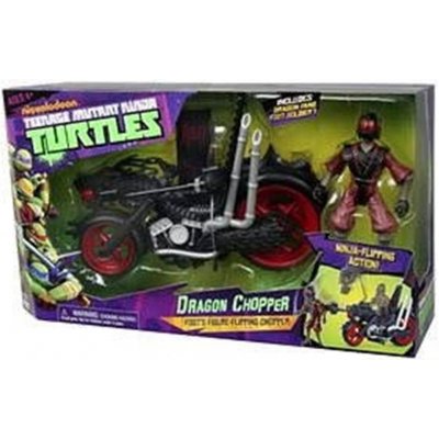 TMNT Želvy Ninja Dragon Chopper s figurkou – Zboží Mobilmania