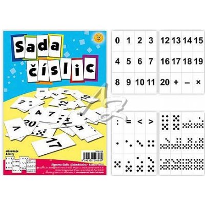 MFP sada tisků ČÍSLICE A4 – Zboží Dáma