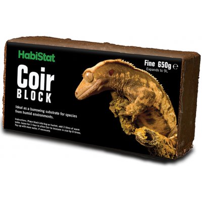 HabiStat Coir Block 650 g – Zboží Mobilmania