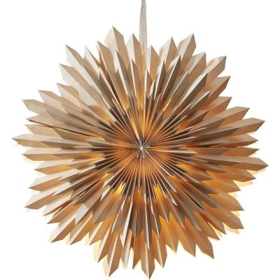 Star Trading, Vánoční dekorace papírová hvězda Dis, 50 cm | béžová – Hledejceny.cz