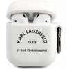 Pouzdro na sluchátka Karl Lagerfeld AirPods cover Silicone RSG KLACA2SILRSGWH