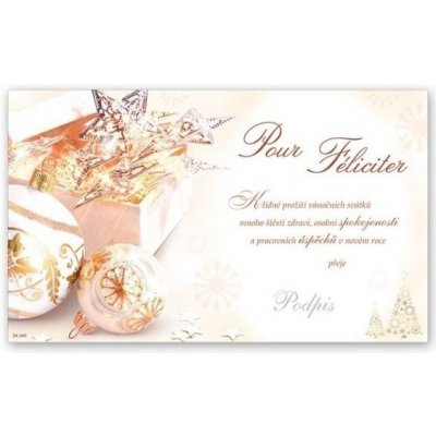 Přání novoroční PF s textem V24-345 MFP – Zboží Dáma