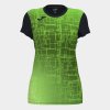 Dámské sportovní tričko Joma Elite VIII Short Sleeve T-Shirt Black Fluor Green