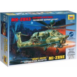 Zvezda MIL MI 28N Russian Helicopter 1:72