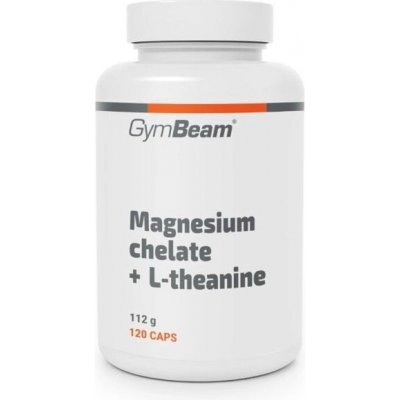 GymBeam Magnézium chelát + L-theanin 120 kapslí – Hledejceny.cz