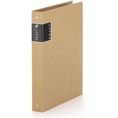 Karton P+P Pořadač A4 lamino R25 - 4kroužek - KRAFT Nature - 7-040 – Zboží Živě