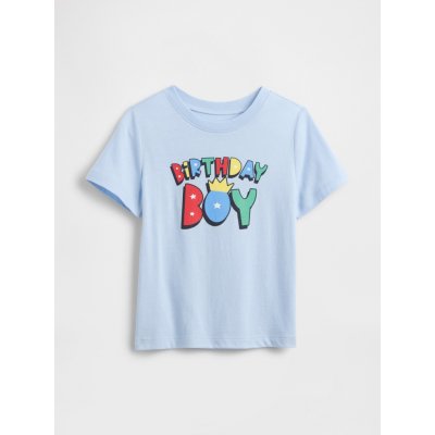 GAP Baby tričko s potiskem Modrá – Hledejceny.cz