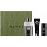 Gucci Guilty Eau Pour Homme EDT 90 ml + deostick 75 ml + sprchový gel 50 ml dárková sada – Zboží Dáma